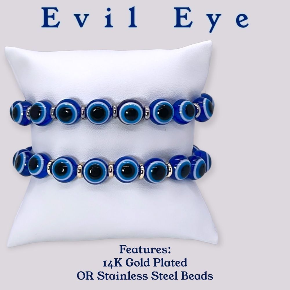 NWT Wool + Pepper Co. Evil Eye PROTECTION Bracelet